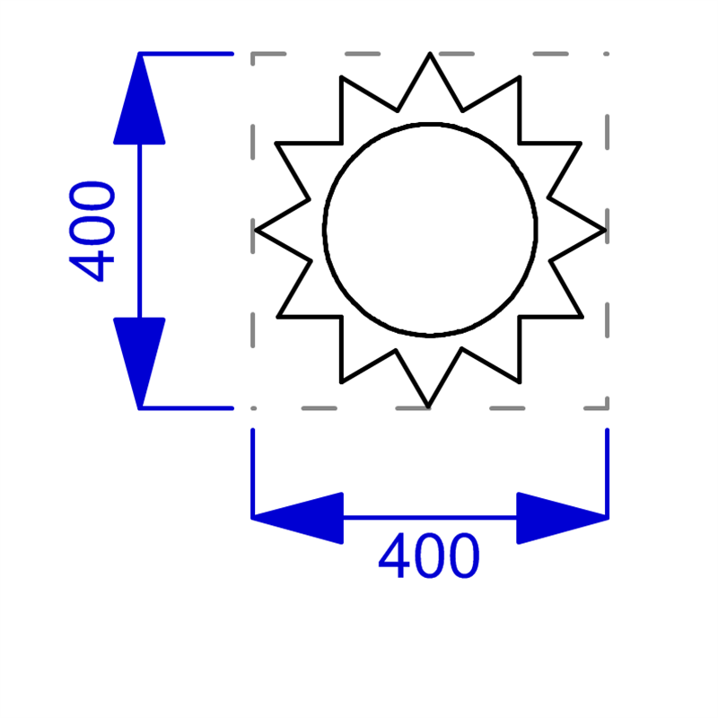 Technical render of a Wetpour Sun